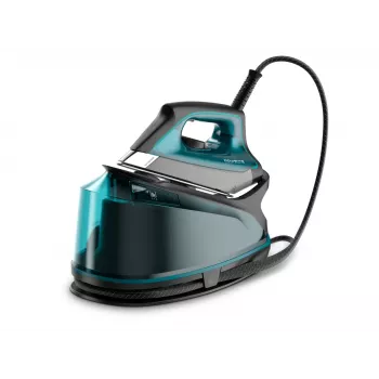 Rowenta DG7623 2200 W 1,1 L Microsteam 400 HD Laser-Bügelsohle Schwarz, Blau