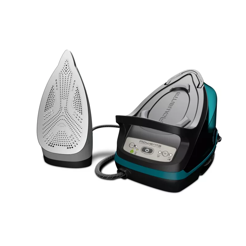 Rowenta DG7623 2200 W 1,1 L Microsteam 400 HD Laser-Bügelsohle Schwarz, Blau