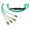 Glasfaserkabel BlueOptics MC6709309-010-BO 10 m OM3 MPO auf 4×LC (50 µm) aqua