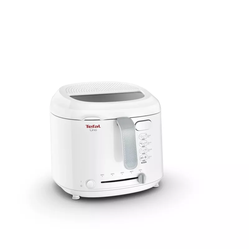 Tefal Uno FF203130 Fritteuse Einzel 1,8 l Standgerät 1600 W Fritteuse Weiß