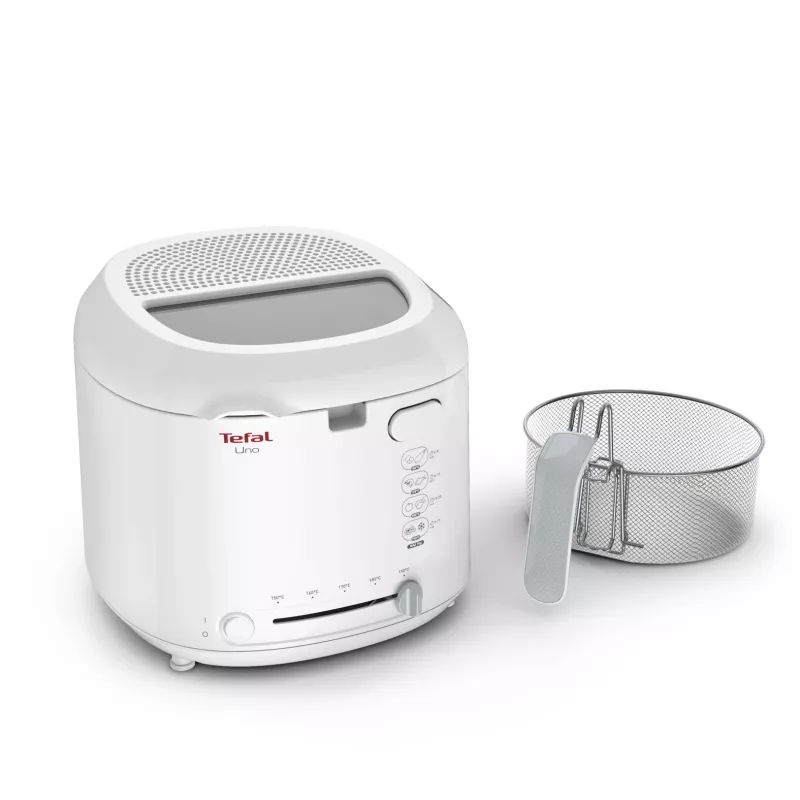 Tefal Uno FF203130 Fritteuse Einzel 1,8 l Standgerät 1600 W Fritteuse Weiß