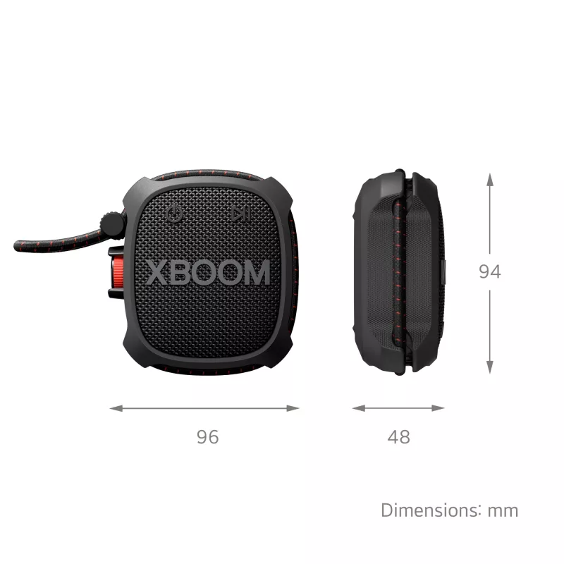 LG XBOOM Go XG2T Mono tragbarer Lautsprecher Schwarz 5 W