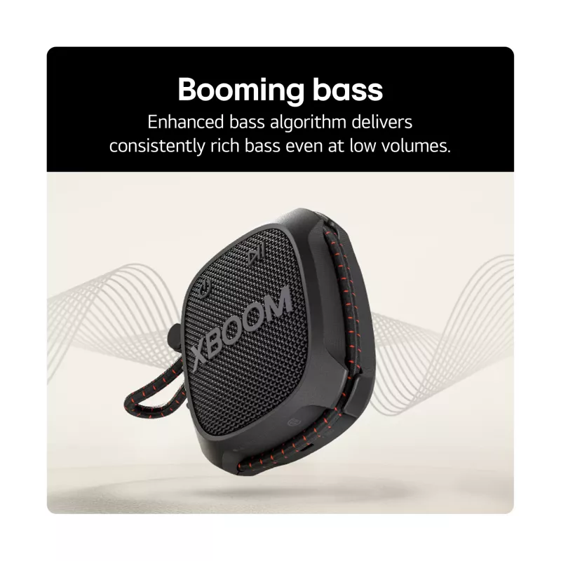 LG XBOOM Go XG2T Mono tragbarer Lautsprecher Schwarz 5 W