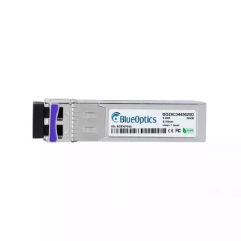 BlueOptics CSFP-BX1490-20-D-BO Glasfaser-cSFP-Transceiver, 1250 Mbit/s, Metallgehäuse, Silber