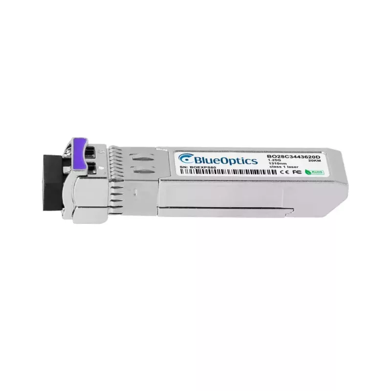 SFP-Glasfaser-Transceiver BlueOptics LRM1301-BC+1-BO, cSFP, 1250 Mbit/s, Silber