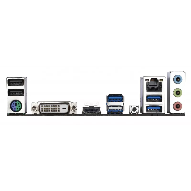 GIGABYTE A520M H Motherboard - Unterstützt AMD Ryzen 5000 Serie AM4 CPUs, 4+3 Phasen Pure Digital VRM, bis zu 5100 MHz DDR4 (OC), PCIe 3.0 x4 M.2, GbE LAN, USB 3.2 Gen 1