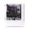 PC-Gehäuse Thermaltake View 200 TG Snow ARGB Midi Tower Weiß