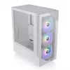 PC-Gehäuse Thermaltake View 200 TG Snow ARGB Midi Tower Weiß