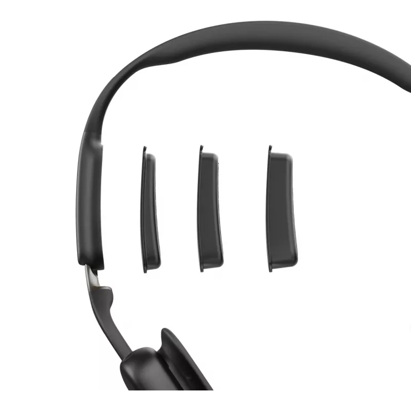 SHOKZ OpenMeet UC Kabelloses Bluetooth-Knochenleitungs-Videokonferenz-Headset mit USB-C-Adapter