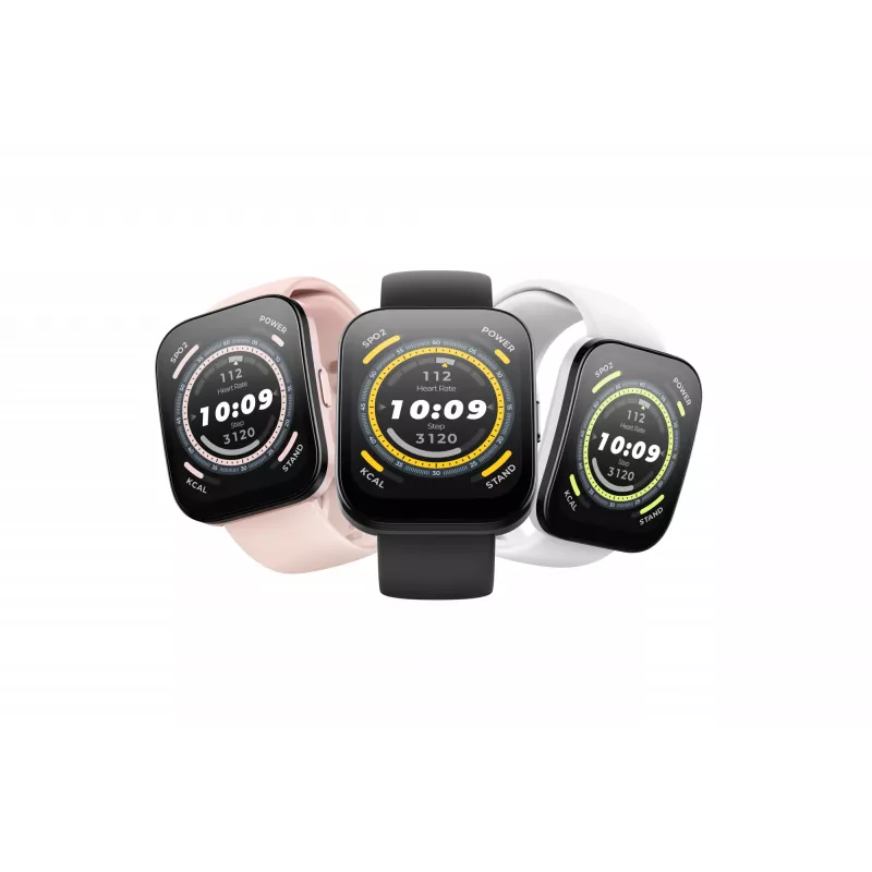 Amazfit Bip 5 4,85 cm (1,91 Zoll) TFT 45,9 mm Digital 320 x 380 Pixel Touchscreen Weiß GPS (Satellit)