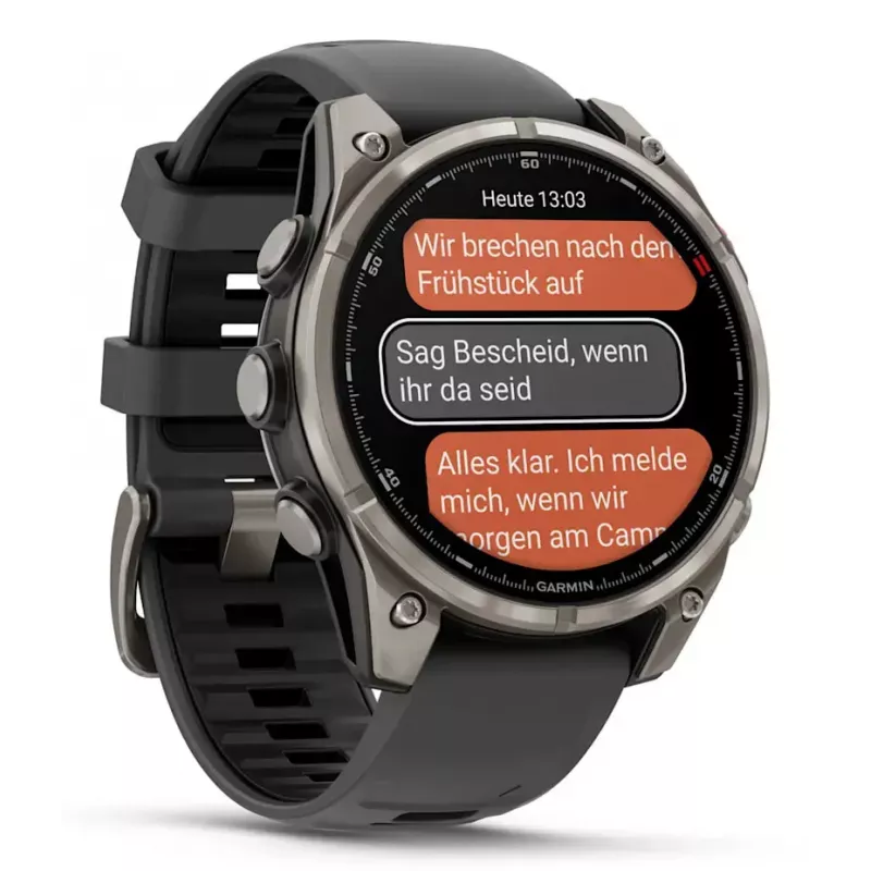 Smartwatch Garmin fēnix 8 Pro AMOLED 1,4 Zoll 454x454 GPS Wi‑Fi
