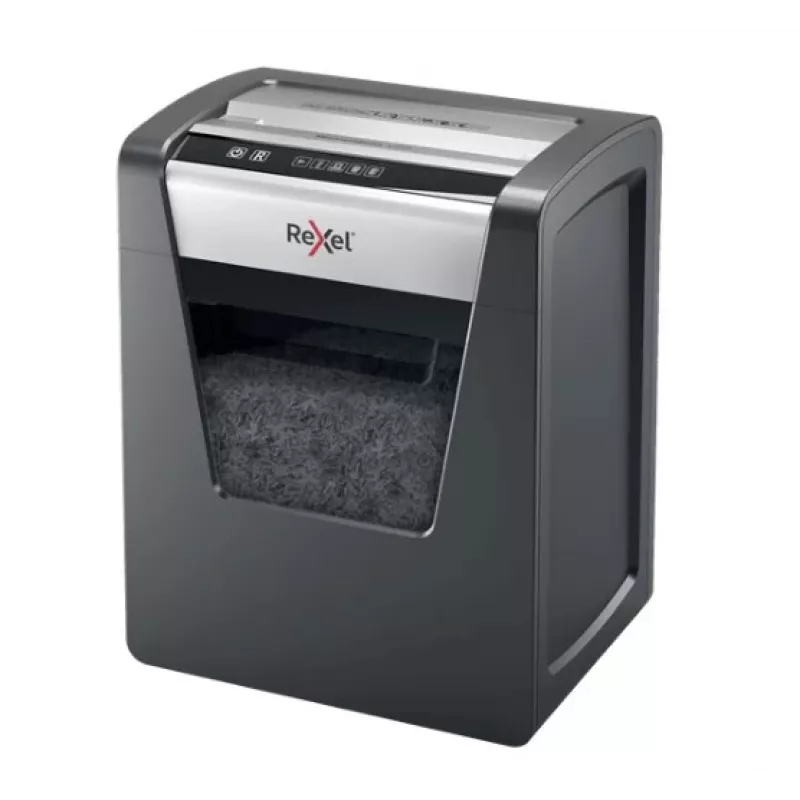 Rexel Momentum M510 Micro Cut Aktenvernichter P5, Micro-Cut-Shreddern, 2 x 15 mm, 23 L, 250 Blätter, 58 dB, Tasten