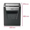 Rexel Momentum M510 Micro Cut Aktenvernichter P5, Micro-Cut-Shreddern, 2 x 15 mm, 23 L, 250 Blätter, 58 dB, Tasten