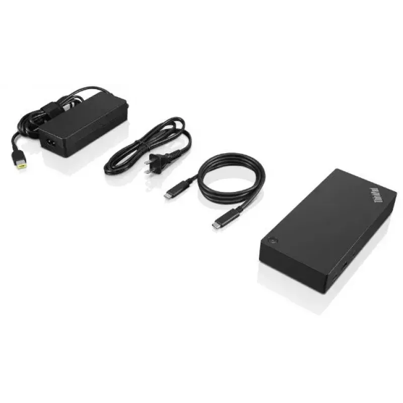Laptop-Dock Lenovo 40AS0090SA Kabelgebunden USB 3.2 Gen 1 Typ-C 4K Ultra HD Ethernet