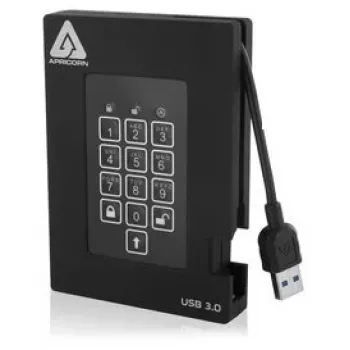 SSD-Laufwerk Apricorn 256 GB USB 3.2 Gen 1 Schwarz A25-3PL256-S256F