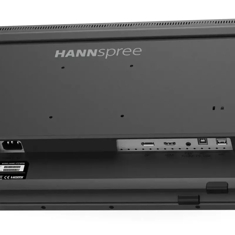 Monitor HANNspree HT279PPB 27 Zoll (68,6 cm) Full HD 1920x1080 LED ADS, 5 ms, 178° Blickwinkel, integrierte Lautsprecher, VESA, schwarz