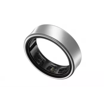 Smart Ring Aktivitätstracker Samsung Galaxy Ring Silber Optischer Herzfrequenzsensor