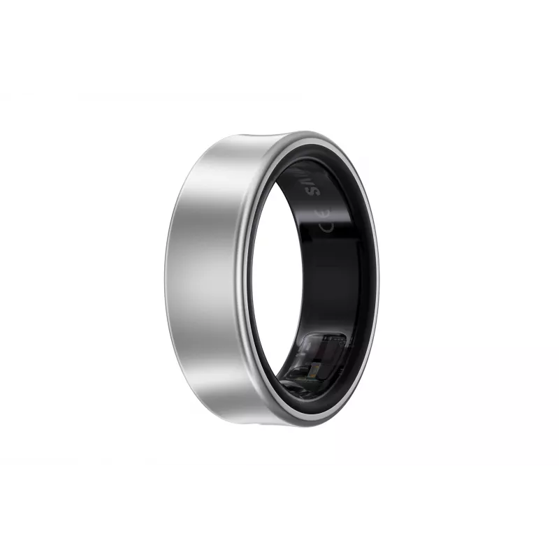 Smart Ring Aktivitätstracker Samsung Galaxy Ring Silber Optischer Herzfrequenzsensor