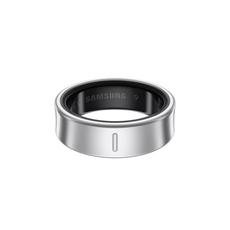 Smart Ring Aktivitätstracker Samsung Galaxy Ring Silber Optischer Herzfrequenzsensor