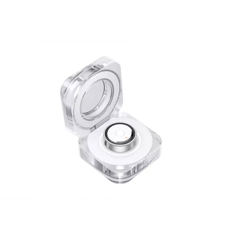Smart Ring Aktivitätstracker Samsung Galaxy Ring Silber Optischer Herzfrequenzsensor