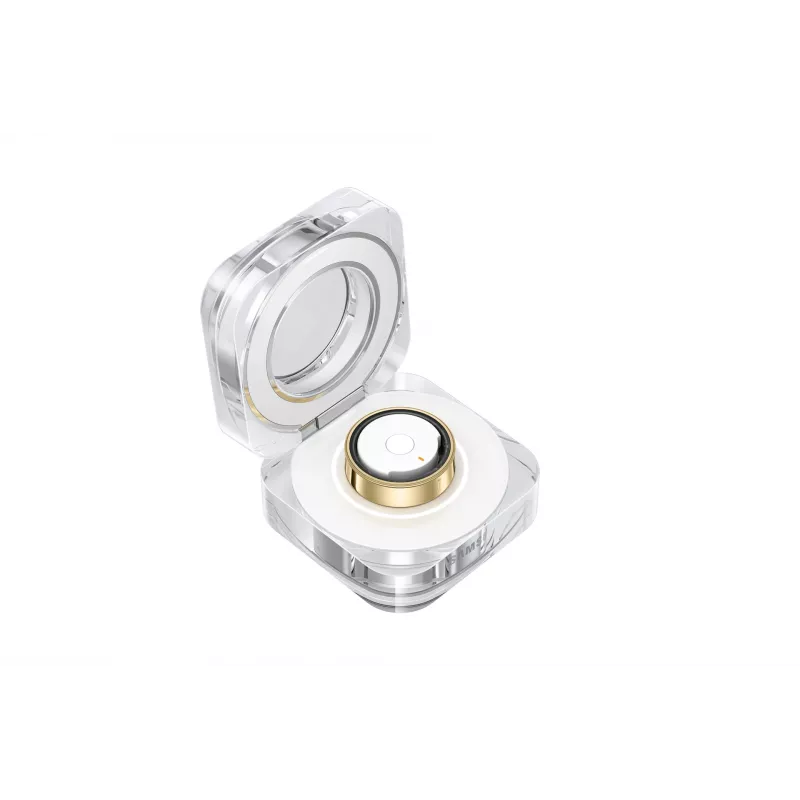 Smart Ring Aktivitätstracker Samsung Galaxy Ring Gold Optischer Herzfrequenzsensor