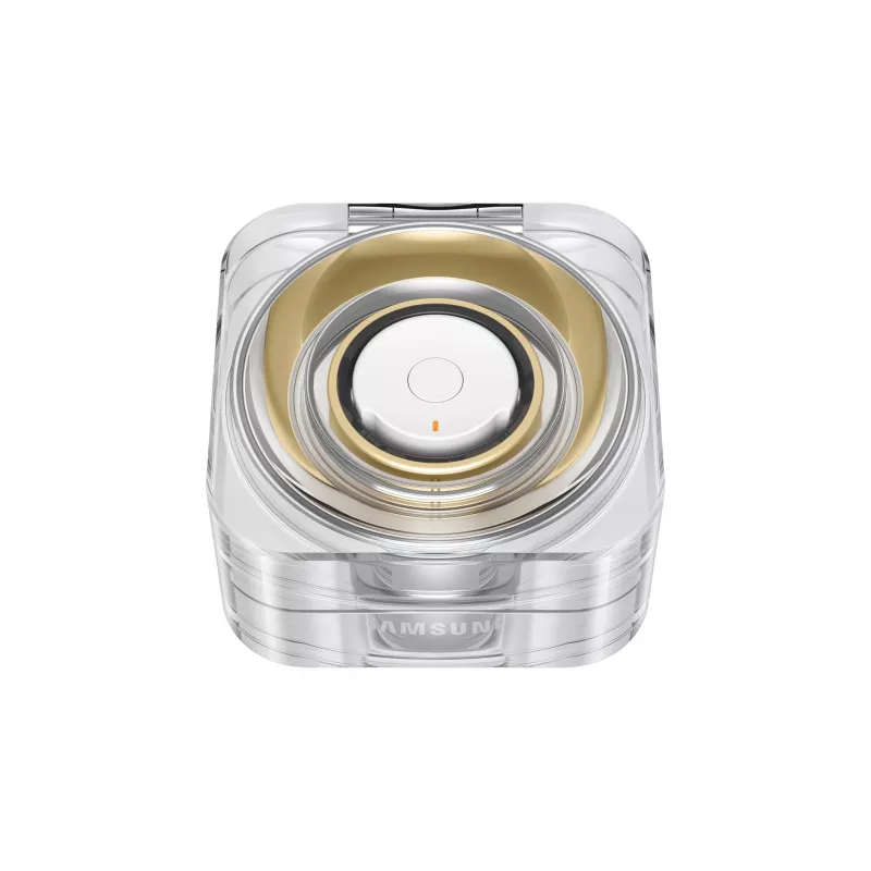 Smart Ring Aktivitätstracker Samsung Galaxy Ring Gold Optischer Herzfrequenzsensor