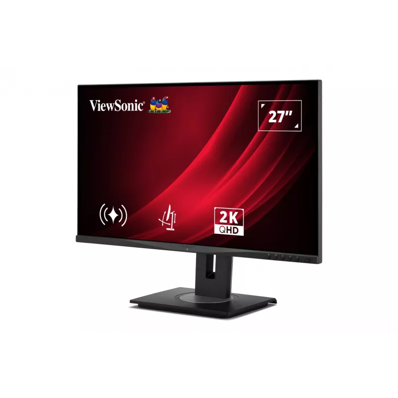 Viewsonic VG Series 27 Zoll 1440p Ergonomischer IPS Mon Computerbildschirm 68,6 cm (27 Zoll) 2560 x 1440 Pixel Quad HD LED Schwarz