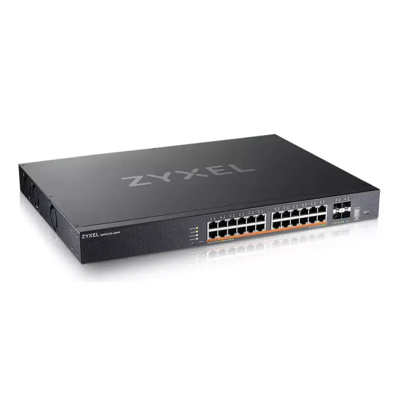 Zyxel XMG2230-28HP Managed L2/L3 2.5G Ethernet (100/1000/2500) Power over Ethernet (PoE) 1U Schwarz