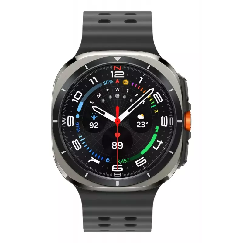 Samsung Galaxy Watch Ultra 3,81 cm (1,5 Zoll) AMOLED 47 mm Digital 480 x 480 Pixel Touchscreen 4G Silber WLAN GPS (Satellit)