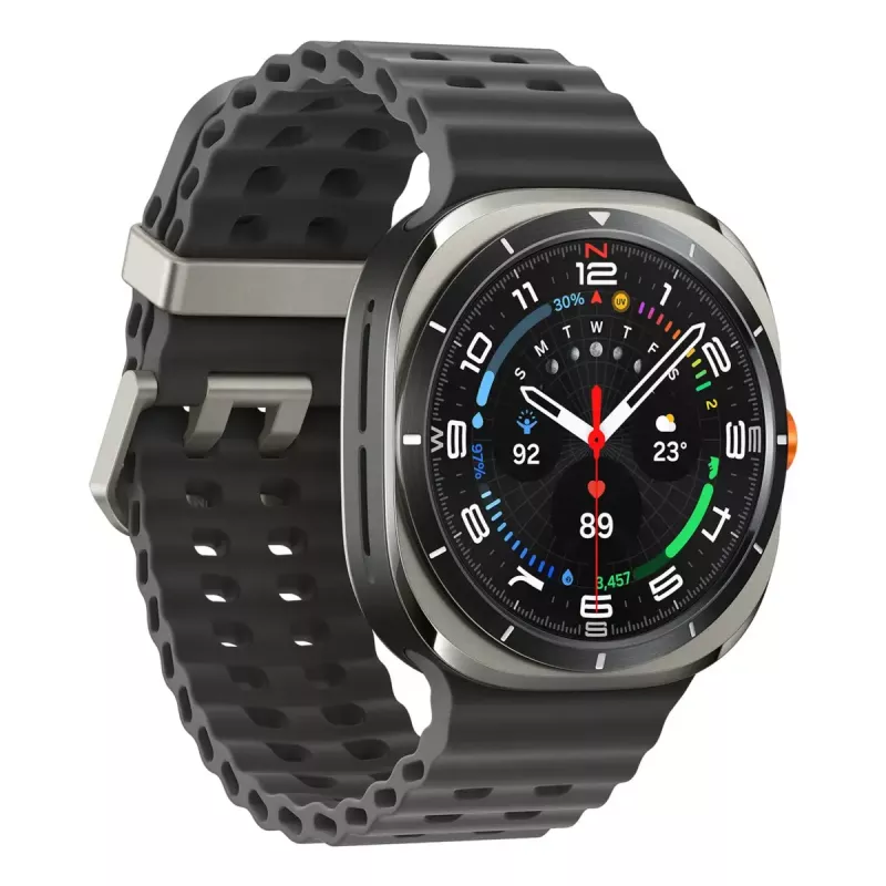 Samsung Galaxy Watch Ultra 3,81 cm (1,5 Zoll) AMOLED 47 mm Digital 480 x 480 Pixel Touchscreen 4G Silber WLAN GPS (Satellit)