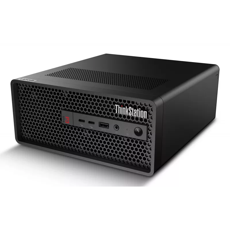 Lenovo ThinkStation P3 Ultra SFF Intel® Core™ i5 i5-14600 32 GB DDR5-SDRAM 1 TB SSD NVIDIA RTX A400 Windows 11 Pro Mini Tower Workstation Schwarz