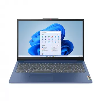 Lenovo IdeaPad schlank 3 15AMN8 AMD Ryzen™ 5 7520U Laptop 39,6 cm (15,6 Zoll) Full HD 16 GB LPDDR5-SDRAM 512 GB SSD Wi-Fi 6 (802.11ax) Windows 11 Home Deutsch Blau