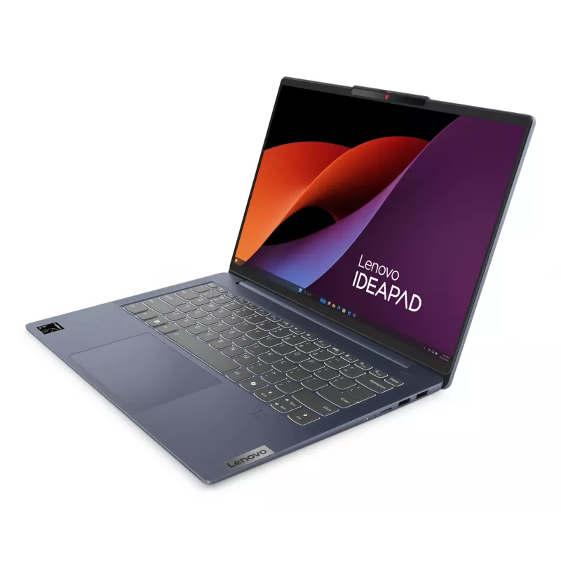 Lenovo IdeaPad schlank 5 14Q8X9 Copilot+ PC Snapdragon X1-26-100 Laptop 35,6 cm (14 Zoll) WUXGA 16 GB LPDDR5x-SDRAM 512 GB SSD Wi-Fi 7 (802.11be) Windows 11 Home Deutsch Blau