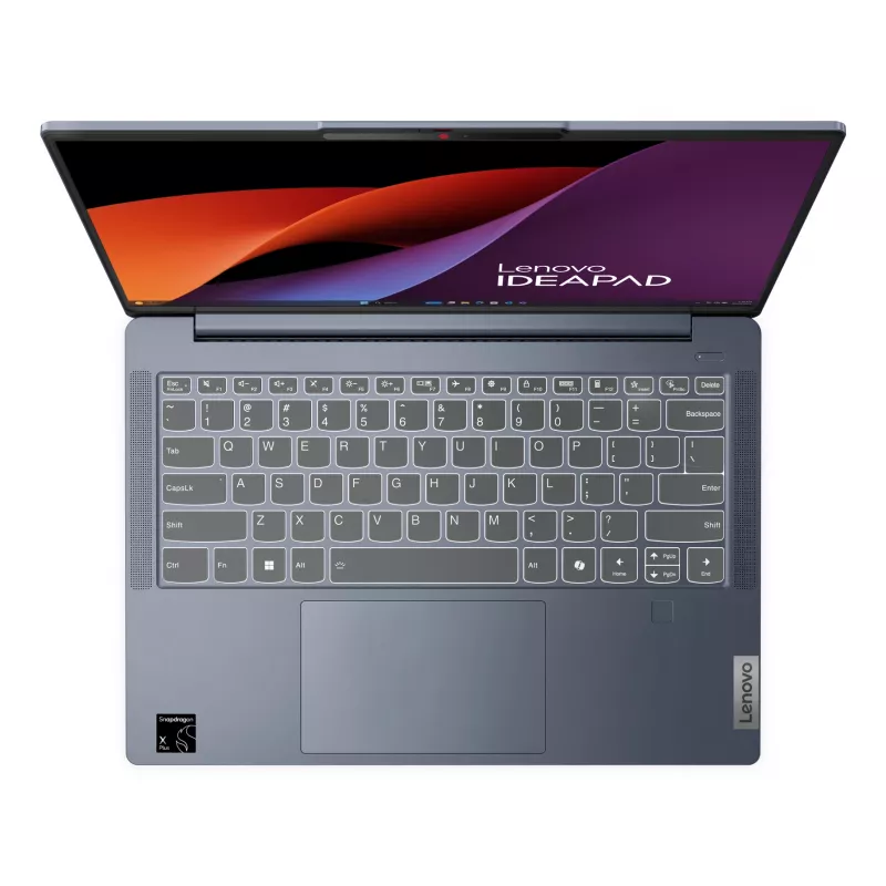 Lenovo IdeaPad schlank 5 14Q8X9 Copilot+ PC Snapdragon X1-26-100 Laptop 35,6 cm (14 Zoll) WUXGA 16 GB LPDDR5x-SDRAM 512 GB SSD Wi-Fi 7 (802.11be) Windows 11 Home Deutsch Blau