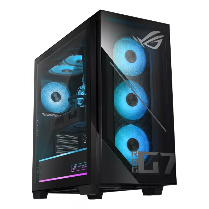 ASUS ROG G700 G700TF-07265F351W Intel Core Ultra 7 265F 32 GB DDR5-SDRAM 1 TB SSD NVIDIA GeForce RTX 5070 Ti Windows 11 Home Tower PC Schwarz