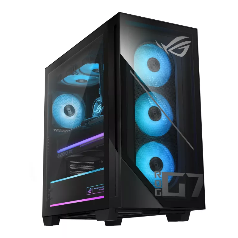 ASUS ROG G700 G700TF-7265KF225W Intel Core Ultra 7 265KF 32 GB DDR5-SDRAM 2 TB SSD NVIDIA GeForce RTX 5070 Ti Windows 11 Home Tower PC Schwarz