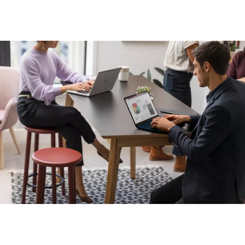 HP EliteBook X G1i Intel Core Ultra 5 226V Laptop 35,6 cm (14 Zoll) WUXGA 16 GB LPDDR5x-SDRAM 512 GB SSD Wi-Fi 7 (802.11be) Windows 11 Pro Silber