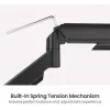 Gasfeder-Monitorhalterung eSTUFF GLB227012, höhenverstellbar, VESA-kompatibel