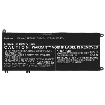 Batterie RAYOVAC CoreParts MBXDE-BA0274 für Dell Inspiron 13 (56,00 Wh, 15,2 V, 3685 mAh)