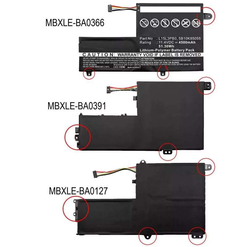 CoreParts MBXLE-BA0127 Laptop-Ersatzteil Akku