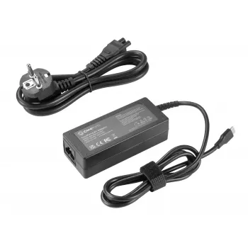 CoreParts MBXUSBC-AC0009 Netzteil/Wechselrichter Innenbereich 65 W Schwarz