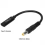 CoreParts MBXUSBC-CO0005 Kabeladapter USB C 5,5*2,5 mm Schwarz