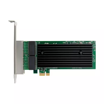 PCIe x1 Netzwerkkarte MicroConnect MC-PCIEX1-82575-Q mit Intel 82575 Controller