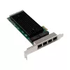 PCIe x1 Netzwerkkarte MicroConnect MC-PCIEX1-82575-Q mit Intel 82575 Controller