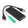 CoreParts MSACSC/USB3.0 Speicherlaufwerkgehäuse SSD-Gehäuse Schwarz