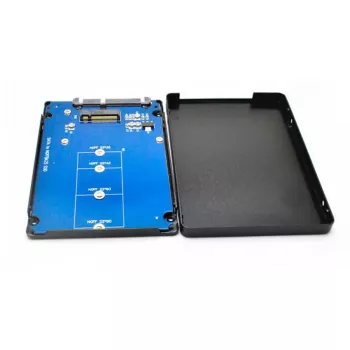 CoreParts MSNX1001B Speichergehäuse SSD-Gehäuse Schwarz 2,5 Zoll