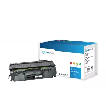 CoreParts Toner Schwarz CF280A, 2700 Seiten, Schwarz, 1 Stk.