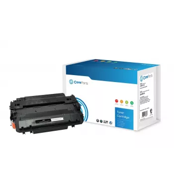 CoreParts Toner Schwarz CE255X, 12500 Seiten, Schwarz, 1 Stk.