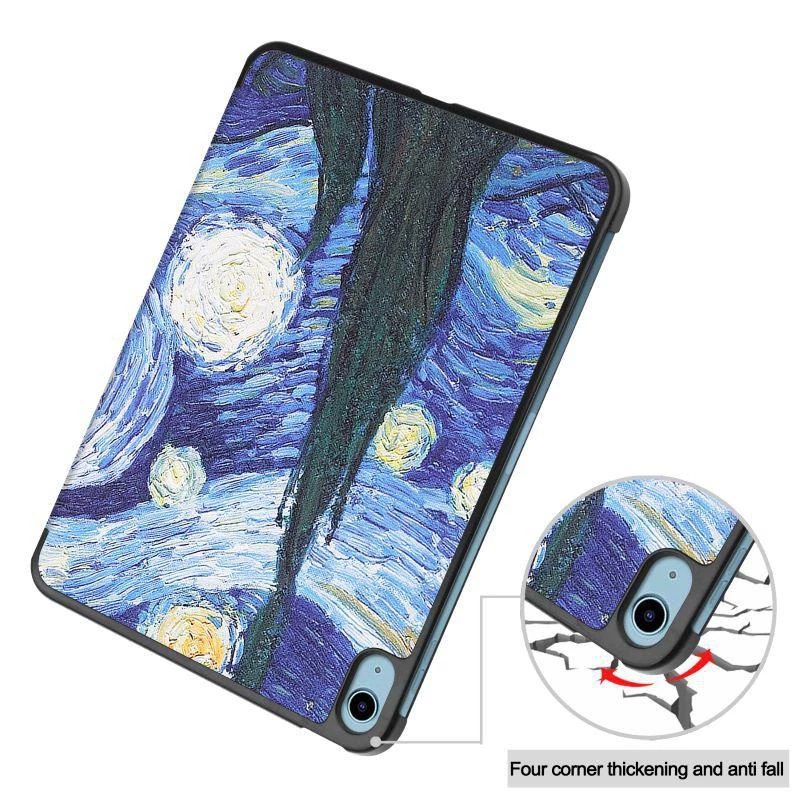 CoreParts TABX-IP10-COVER13 Tablet-Hülle 27,7 cm (10,9 Zoll) Flip-Hülle Blau, Grün, Orange, Weiß, Gelb
