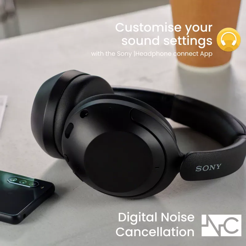 Sony WH-XB910N - Schwarz, Kabellos, Anrufe/Musik, 7 - 25000 Hz, 252 g, Kopfhörer, Schwarz